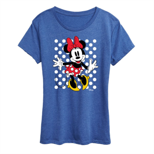 Disneys Minnie Mouse With Dots Graphic Tee