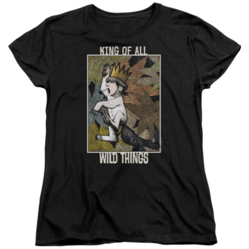 Licensed Character Where The Wild Things Are King Of All Wild Things Short Sleeve Womens T-shirt