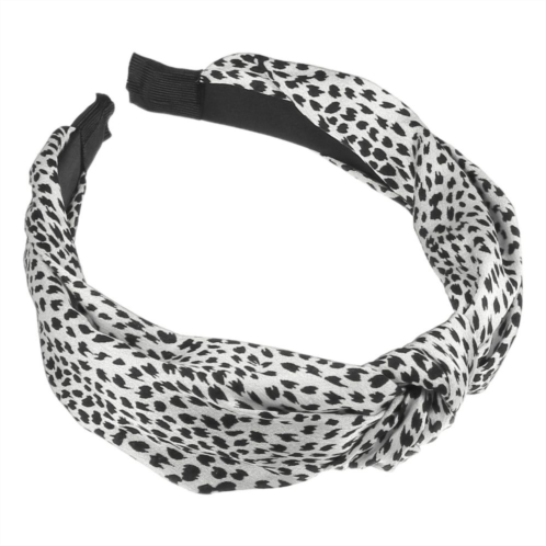 Unique Bargains Leopard Headband Top Knot Cheetah Headband Print Headbands For Women