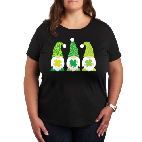 Licensed Character Plus St. Patricks Day Gnomes Graphic Tee