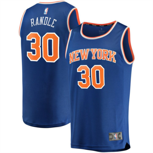 Unbranded Mens Fanatics Branded Julius Randle Blue New York Knicks Fast Break Player Replica Jersey - Icon Edition