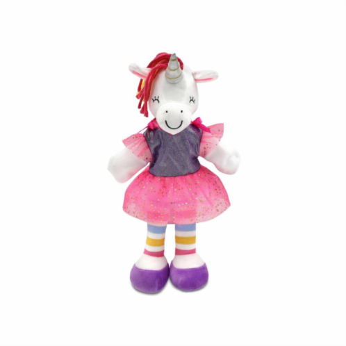 Plushible 14 Inch Sharewood Forest Friends Puppet - Piper The Unicorn