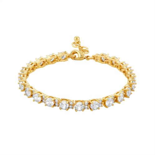 Emberly Gold Tone Cubic Zirconia Bracelet