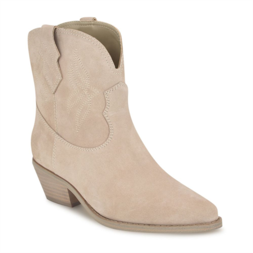 Nine West Texen Womens Western Ankle Boots