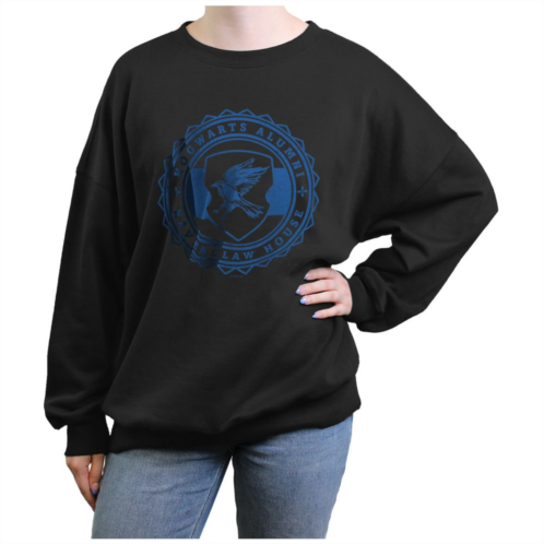 Licensed Character Juniors Harry Potter Ravenclaw Stamp Graphic Fleece
