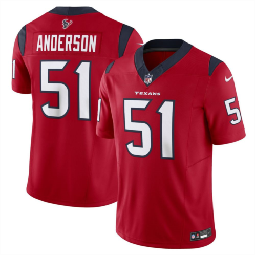 Nitro USA Mens Nike Will Anderson Jr. Red Houston Texans Vapor F.U.S.E. Limited Jersey