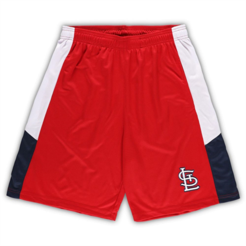 Profile Mens Red St. Louis Cardinals Big & Tall Team Shorts