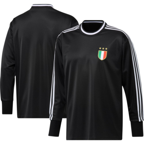 Unbranded Mens adidas Black Juventus Authentic Football Icon Goalkeeper Jersey