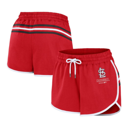 Womens WEAR by Erin Andrews Red St. Louis Cardinals Logo Shorts