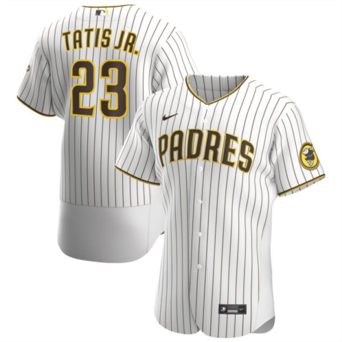 Nitro USA Mens Nike Fernando TatA­s Jr. White/Brown San Diego Padres Home Authentic Player Jersey