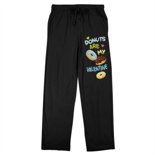 Licensed Character Mens Valentines Day Donuts Are My Valentine Sleep Pants