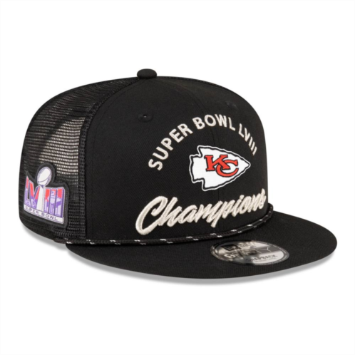New Era Kansas City Chiefs Super Bowl LVIII Champions 9FIFTY Snapback Hat