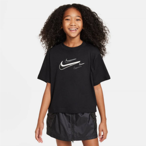 Girls 7-16 Nike Sportswear Swoosh Boxy Tee