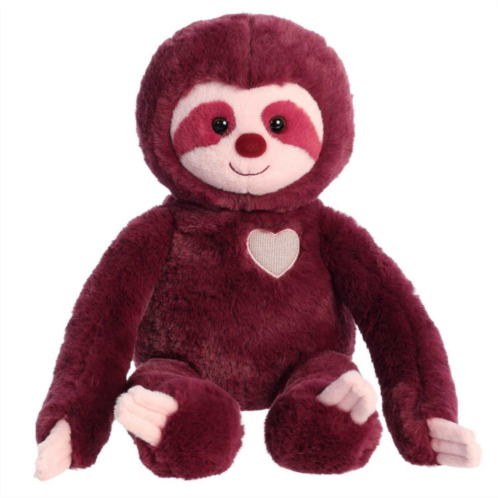 Aurora Large Amethyst Valentine 20.5 Sweety Sloth Heartwarming Stuffed Animal