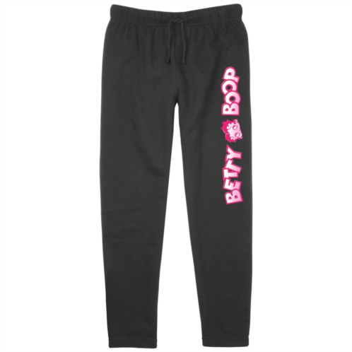 Licensed Character Juniors Betty Boop Lightweight Graphic Joggers