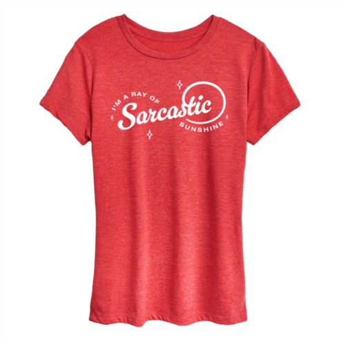 Unbranded Womens Ray of Sarcastic Sunshine Graphic Tee