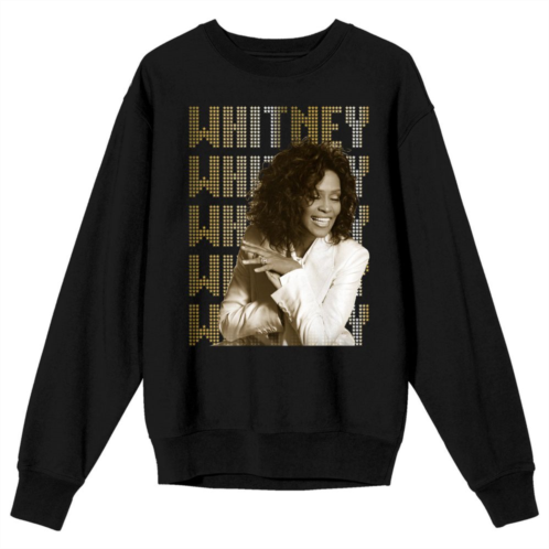 Licensed Character Juniors Whitney Houston Long Sleeve Graphic Tee