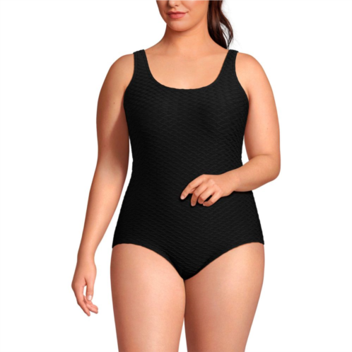 Plus Size Lands End Tugless One Piece Swimsuit