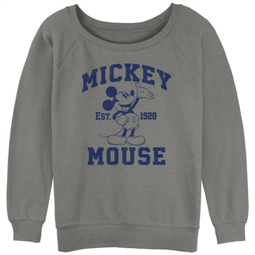 Disneys Mickey Mouse Since 1928 Juniors Graphic Slouchy Terry