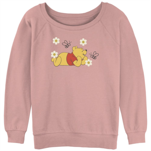 Disneys Winnie The Pooh And Bees Juniors Graphic Slouchy Terry