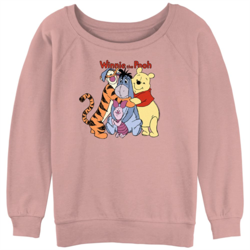 Disneys Winnie The Pooh And Friends Hug Juniors Graphic Slouchy Terry