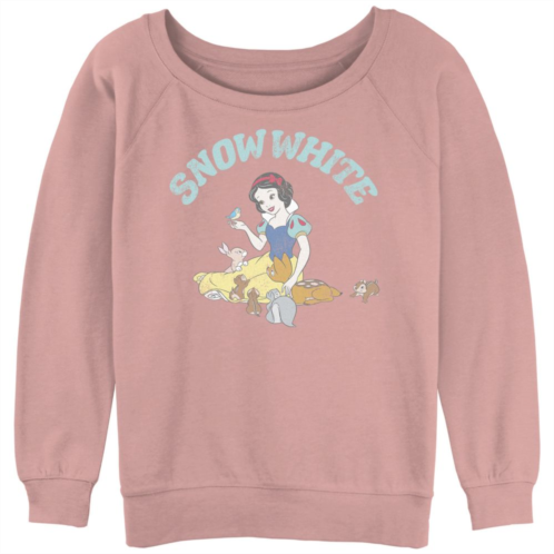 Disneys Snow White And The Seven Dwarfs Forest Friends Juniors Graphic Slouchy Terry