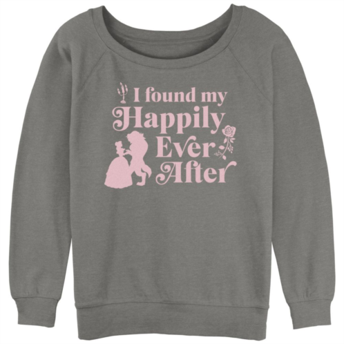 Disneys Beauty And The Beast I Found My Happily Ever After Juniors Graphic Slouchy Terry