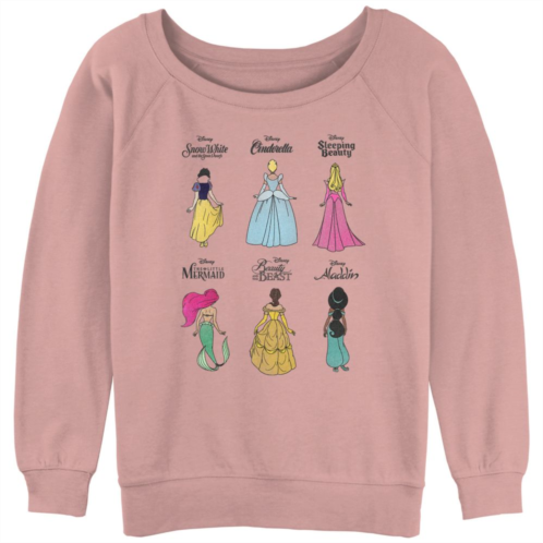 Disneys Disney Princess Backside Juniors Graphic Slouchy Terry