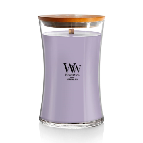 Woodwick Lavender Spa Medium Hourglass Candle