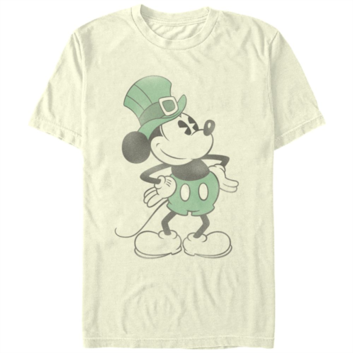 Disneys Mickey Mouse St. Patricks Day Fashion Mens Graphic Tee