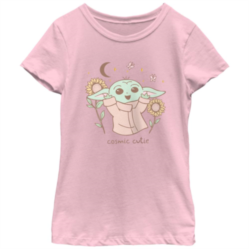 Licensed Character Girls The Mandalorian The Child Cosmic Cutie Graphic Tee