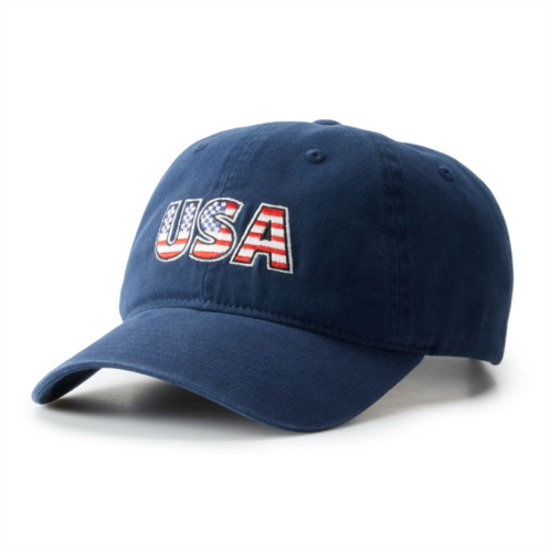 Licensed Character Mens Americana USA Embroidered Adjustable Dad Hat