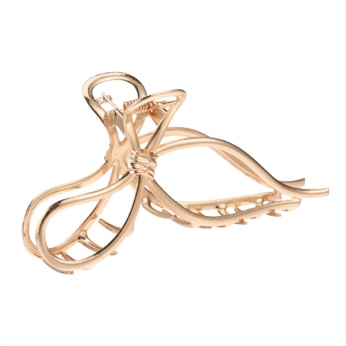 Unique Bargains Butterfly Metal Hair Clip Bowknot Claws For Women Large Clamps