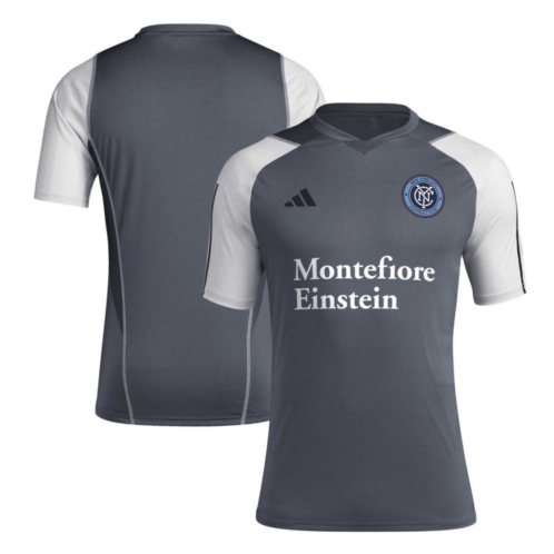 Unbranded Mens adidas Gray New York City FC 2024 AEROREADY Training Jersey