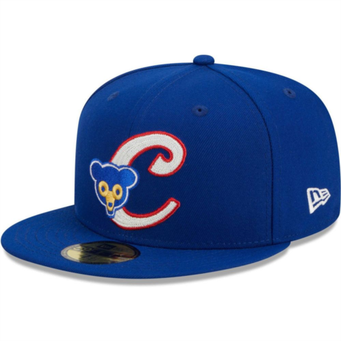 Mens New Era Royal Chicago Cubs Duo Logo 59FIFTY Fitted Hat