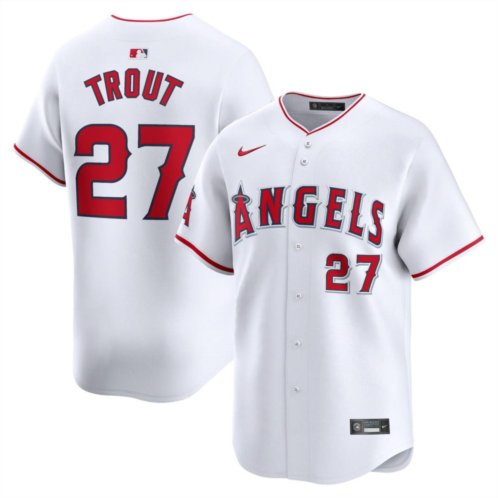 Nitro USA Mens Nike Mike Trout White Los Angeles Angels Home Limited Player Jersey