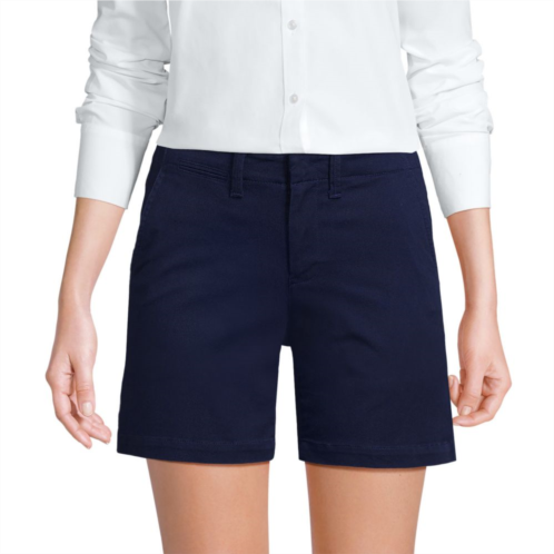 Petite Lands End Classic 7 Chino Shorts