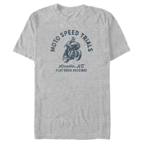 Unbranded Big & Tall Moto Speed Trials Graphic Tee