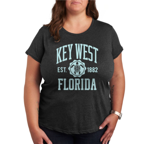 Unbranded Plus Key West Athletic Graphic Tee