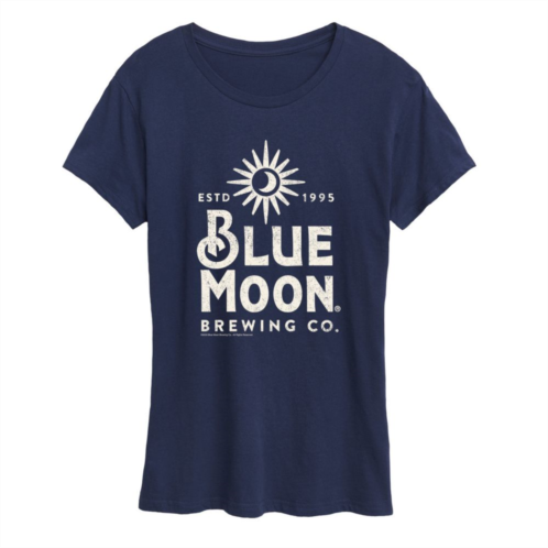 Licensed Character Womens Blue Moon Stacked Graphic Tee