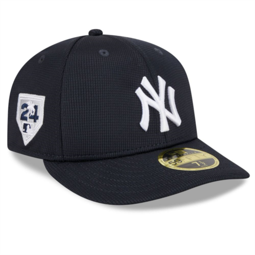 Mens New Era Navy New York Yankees 2024 Spring Training Low Profile 59FIFTY Fitted Hat