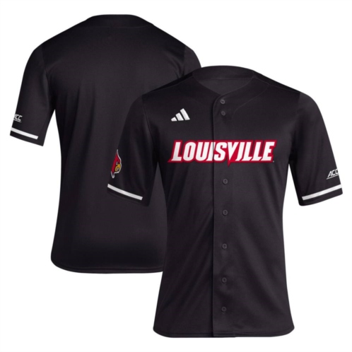 Unbranded Mens adidas Black Louisville Cardinals Replica Baseball Jersey