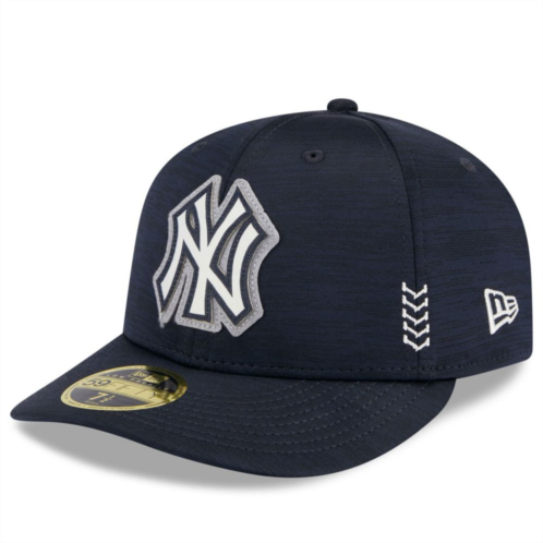 Mens New Era Navy New York Yankees 2024 Clubhouse Low Profile 59FIFTY Fitted Hat