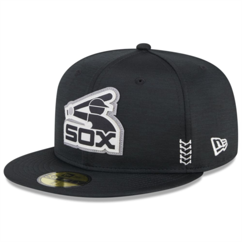 Mens New Era Black Chicago White Sox 2024 Clubhouse 59FIFTY Fitted Hat