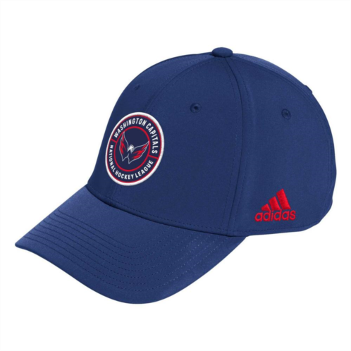 Unbranded Mens adidas Navy Washington Capitals Circle Logo Flex Hat