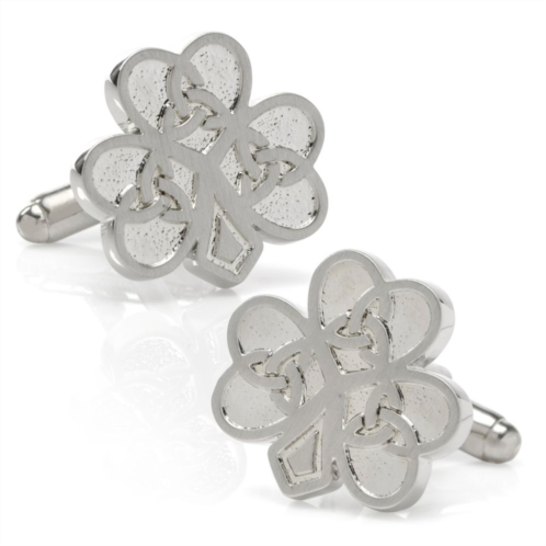 Mens Cuff Links, Inc. Celtic Knot Shamrock Cufflinks