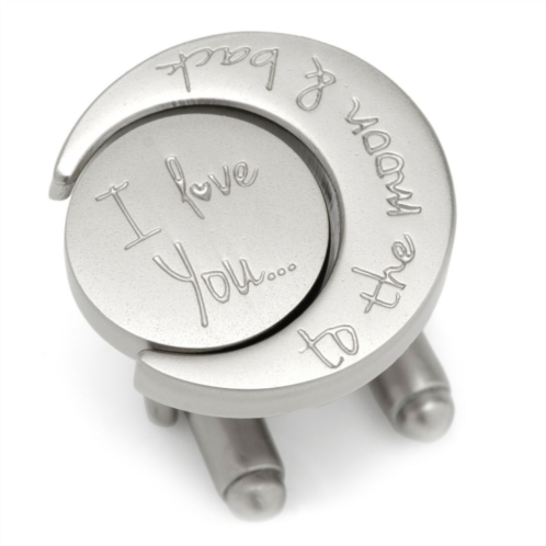 Mens Cuff Links, Inc. Love You to the Moon and Back Cufflinks Set