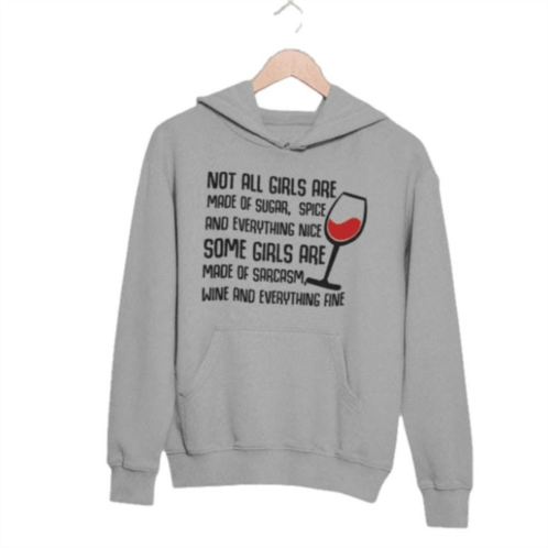 Merchmallow Womens Not All Girls Are Made Of Sugar And Spice And Everything Nice Hoodie