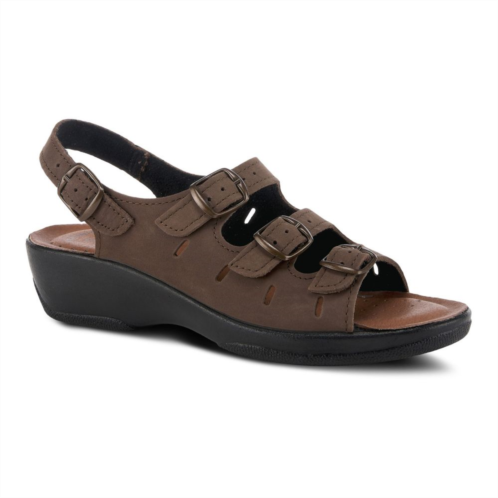 Flexus by Spring Step Willa Womens Strappy Adjustable Sandals