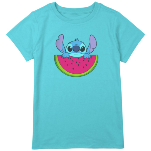 Disneys Lilo & Stitch Watermelon Stitch Girls Plus Graphic Tee